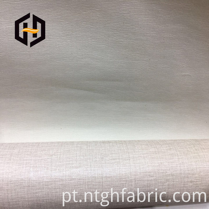 Mesh Vinyl backing greige fabric